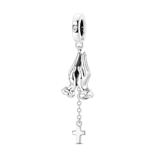 Image of 925 Sterling Silver Charms,Hypoallergenic Beads,Compatible with Pandora Bracelets and Necklaces,Women Holiday Gift Pendants