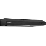 Heinner Dunstabzugshaube 60 cm Schwarz, Umluft & Abluft, Fettfilter