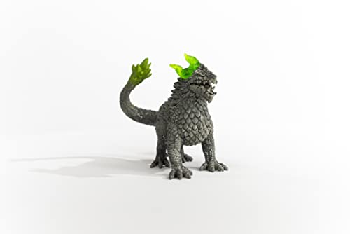 Image of Schleich Eldrador Creatures - 7 inch Stone Dragon Figurine - Fun Fantasy Animal Figure for Imaginative Play for Boys and Girls - Durable Rock Beast Toy - Cool Monster Toys for Kids Ages 7+ | 70149