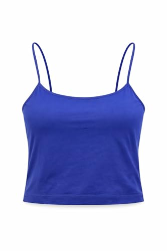 Image of Seamless Padded Bralette for Women | Free Size (Fits 28-32 Bust) | Stretchable Wireless Camisole Bra | Soft Comfortable Removable Pads