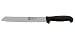 ICEL Cutlery 8-inch wavy edge Bread Slicer knife. NSF Approved, Black Handle