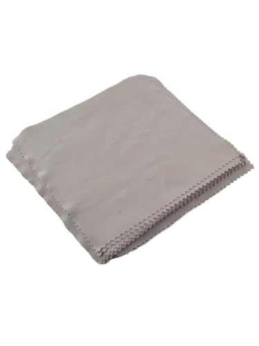 EVNFHCEJ Reinigungstuch 100 Stück weiß 14 x 14 cm Sublimations-Mikrofaser-Reinigungstuch Brillenputztuch Bildschirm Linsentuch schwarz grau(Grey)