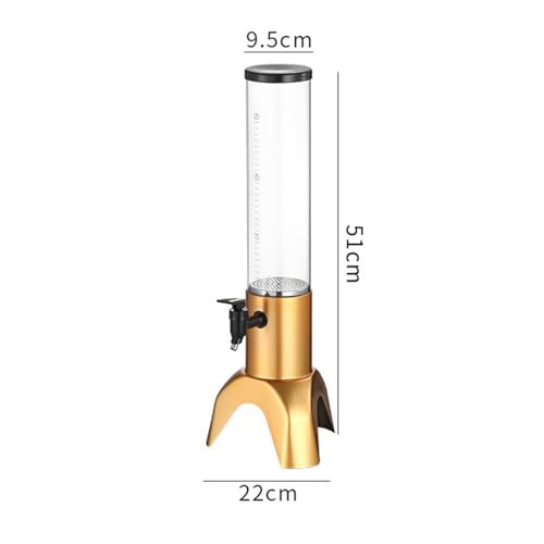 Distributeur de boisson transparent de 1,5L avec support pour les soirées - 3