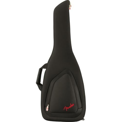 Fender FE610 Hülle für E-Gitarre, Schwarz, mit bequemem zweiteiligen Griff