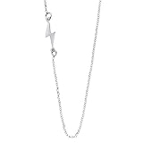 Collar 925 para mujer, joyería, collar de cadena con colgante encantador