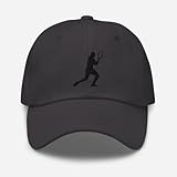 Carlos Alcaraz Tennis Black Silhouette Classic Adjustable Hat
