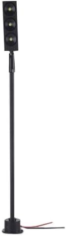 3W 15cm LED Pole Light Fixture Spot Post Lamp Bulb High Power Black Shell