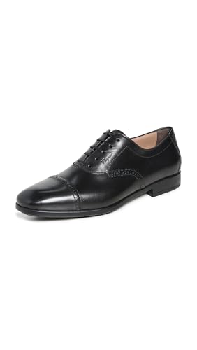 Ferragamo Men's Riley Oxford Shoes, Black, 8 Medium US