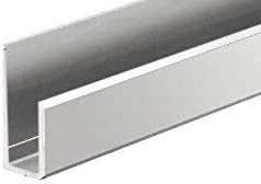 CRL Brite Anodized Canadian Style 1/4 Deep Nose J Channel by CR Laurence