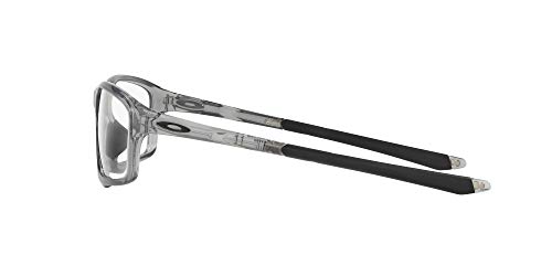 Oakley Mens Ox8080 Crosslink Zero Asian Fit Prescription Eyewear Frames, Polished Grey Shadow/Demo Lens, 58 Mm Us #TOP3