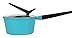 wok Pot de pot en céramique de lait en céramique Pot de pot non-bâton avec couvercle Pot de cuisson Mini casserole Cuisinière Cuisinière Cuisinière à induction à gaz (Color : Blue)