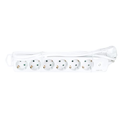 LOGILINK LPS247 Base MÃšLTIPLE 1,5 M 6 SALIDAS AC Interior Blanco – vue 7