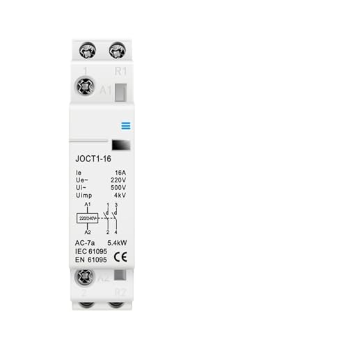 Contacteur AC domestique silencieux 16A 2NO JOCT1-25 à faible consommation 220V