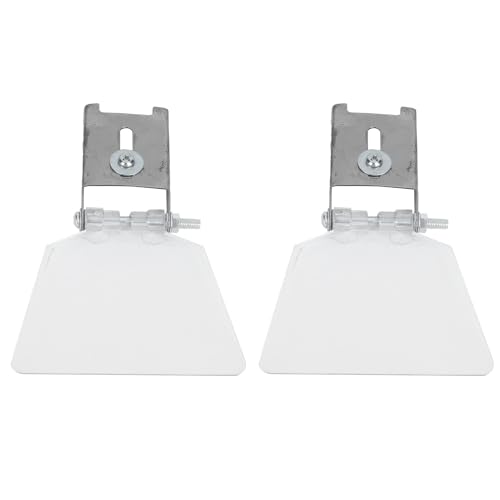 KooingTech Bench Grinder Eyeguard, 2PCS, Silver, Stainless Steel, Universal, Easy Install, Protects from Debris & Sparks, Compatible with 125/150/200/250 Grinders - Image 8