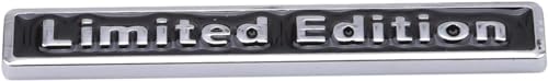 Image of Black Limited Edition Logo Metal Emblem Badge Decal Sticker Metal Bumper Stickers, Decals and Magnets Car Rear Trunk Sticker Limited Badge,Emblems