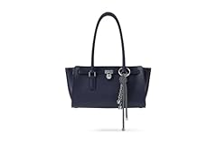 Silver-tone Hardware/Urbino Leather/Dress Blues