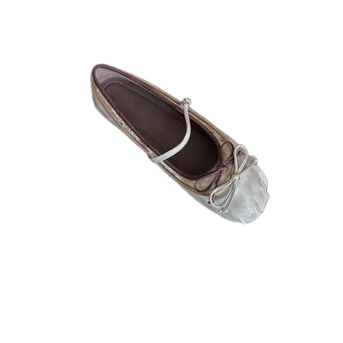 Ballerines d'été Mary Janes JCVBN souples et plates pour femme