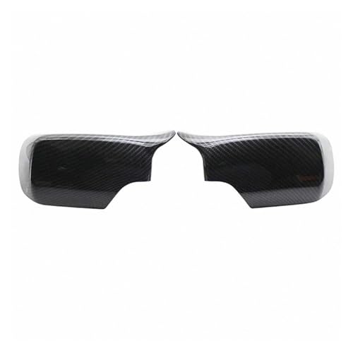 Cache rétroviseur pour BMW 3-Series E46 noir brillant et coque carbone 1998-2005