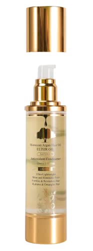 Moroccan Argan Hair Oil with Aloe Vera & Jojoba Seed Oil, Organic Argan Oil for Styling Hair. Beard Oil for Men - Image 2