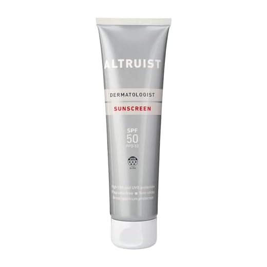 Altruist Dermatologist Sonnenschutz LSF 50, 5-Sterne UVA-Schutz, PPD 39, vegan, parfümfrei, wasserfest, für empfindliche Haut, 100 ml