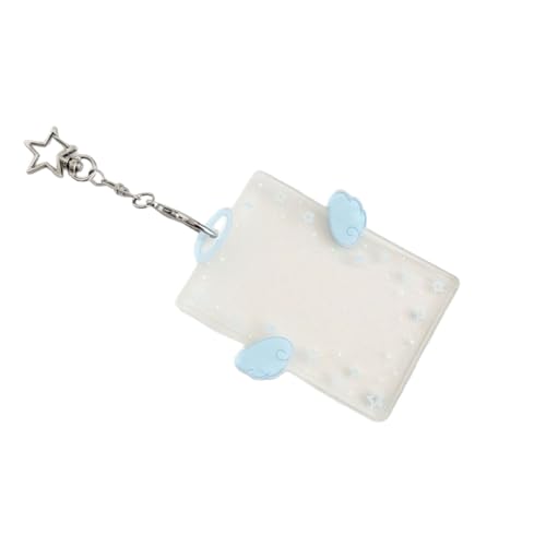 Portachiavi per fototessera con cartone animato, porta carta d'identità, custodia protettiva per la scuola, forniture di cancelleria per le donne