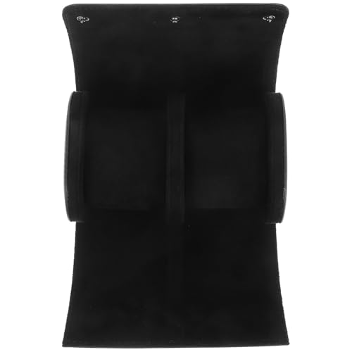 Étui de montre PU noir VALICLUD avec rouleau sécurisé pour voyage