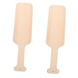 NUOBESTY 2 Stück Holzpaddel Für Studenten Unlackierte Holzpaddel Paddel Für Studentenclubs DIY Paddel Für Studenten Malpaddel Griechisches Für Clubs Team Spirit Paddle