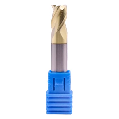 Image of 5 /16 inch Solid Carbide End Mill - ZrN Coated, 3 Flute, 37 Helix, 5 /16 inch Cutting Diameter, 5 /16 inch Shank Diameter, 7 /16 inch Length of Cut, 2 inch Overall Length for Milling Aluminum and Copper, Square End