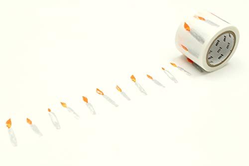 Image of MT Mina Perhonen 'Candle' washi Masking Tape - 1 Roll