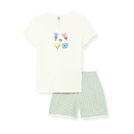 Petit Bateau Pyjacourt Fille Vert 12 ans
