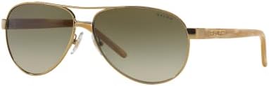 Ralph by Ralph Lauren RL-RA4004-101/13 Gold and Cream with Brown Gradient Lenses Women's Sunglasses