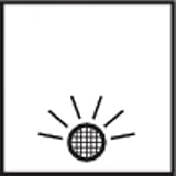 Berker 16298999 Wippe mit Befestigungsstück und Linse, S.1, IP44, polarweiß glänzend