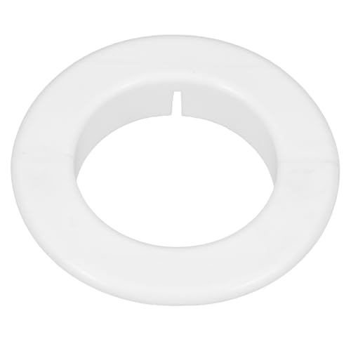 DIKACA Protectora para Orificios de Aire Acondicionado Tapa Decorativa Redonda de Plástico Resistente Fácil Instalación para Protección de Ventilaciones y Aberturas con Lamas