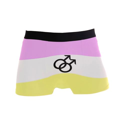 peiyeety Herren-Boxershorts mit Twink-Pride-Flagge