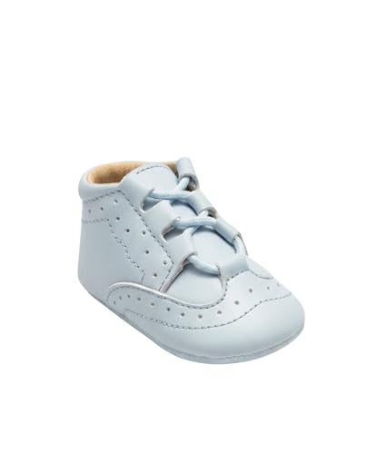 Chaussures de baptême bébé garçon style Brogue à lacets