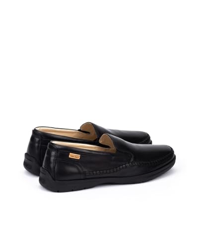 Image of PIKOLINOS Marbella M9A-3111 Men's Slip-On Moccasins - Premium Calfskin Leather - Removable Cushioned Insole with All Day Support - Elastic Fit - Flexible Sole