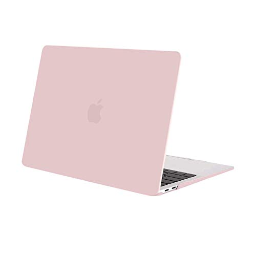 MOSISO MacBook Air 13 inch Case 2020 2019 2018 Release A2179 A1932, Plastic Hard Shell Case Cover Only Compatible with MacBook Air 13 inch with Retina Display, Rose Quartz