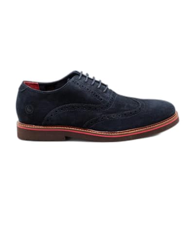 El Ganso Zapato Oxford Ante Marino