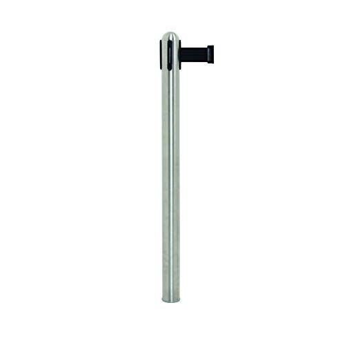 Seguridad 100Cm Retráctil Barrera Publicar Con Negro Nylon Tape