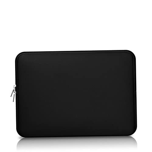 Funda para portátil de 13 pulgadas en neopreno negro para ir a la oficina o la universidad