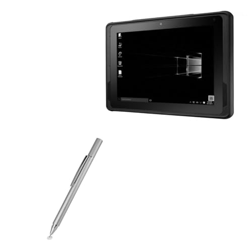 BoxWave Stylus Pen Compatible with Advantech AIM-68 - FineTouch Capacitive Stylus, Super Precise Stylus Pen - Metallic Silver