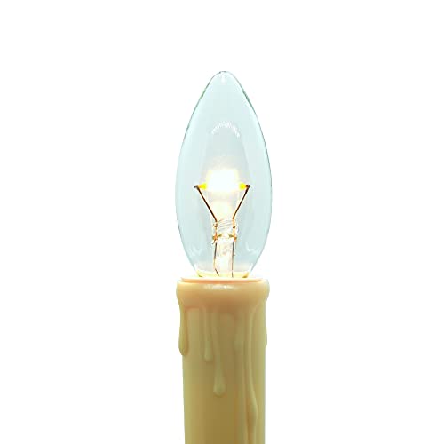 Celestial Lights Pack of 6 Clear Candle Lamp LED Replacement Bulbs