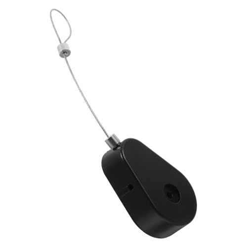 Soporte retráctil para cable para seguridad bajo escritorio con caja de bloqueo y retracción automática miniatura 1