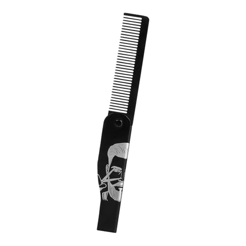 Peines para bigote para hombres, herramienta de aseo para bigote, cepillo plegable de acero inoxidable para marido, peinar a papá, aseo, hogar, adultos, viajes, hombres