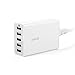 Anker PowerPort 40W 5 Port USB Ladegerät, USB Netzteil für iPhone 7 / 6s / 6 Plus, iPad Air 2 / Mini 3, Galaxy S7 / S6 / S6 Edge und weitere(Weiß)