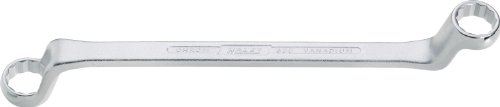 Hazet Doppel-Ringschlüssel 630-6X7, Außen-Tractionsprofil Doppelsechskant – Ansicht 1