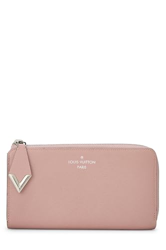 Pre-Loved Pink Taurillon Comete Wallet, Pink