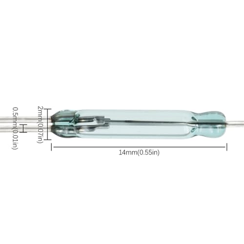 Reed switch interrupteur magnétique NO NC à conversion 2.5x14mm pour détection précise - 6