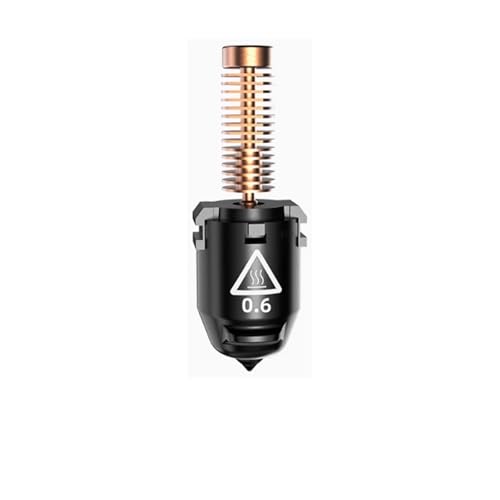 bvwkkynle Original for Flashforge for Adventurer 5M/5M Pro Nozzle Kit Assembly Hotend 0.25mm/0.4mm/0.6mm/0.8mm High Spee