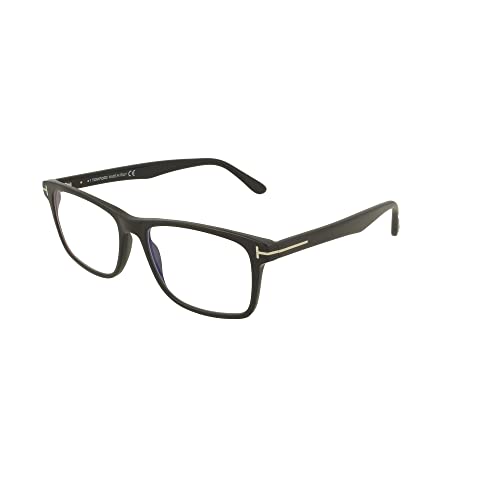Image of Tom Ford FT 5752-B BLUE BLOCK Shiny Black /Blue Filter 55 /16 /145 men Eyewear Frame